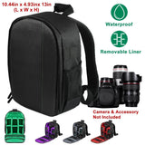Waterproof Camera Backpack Shockproof Protection