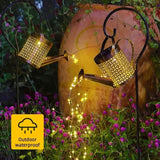 Waterproof Copper Solar Watering Can Light