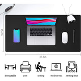Waterproof Leather Desk Writing Pad for Office and Home