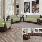 Waterproof Quilted Reversible Furniture Slipcover - Love Seat