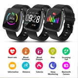 Waterproof Touch Screen Watch Heart Rate Sports Fitness Tracker
