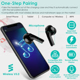 Waterproof Wireless 5.0 TWS Earbuds