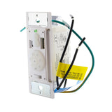 Minka Aire WC500 Wired Wall Plate Ceiling fan Remote Control | 6-Speed | For/Rev | Light Up/Down & Dimming - WC500