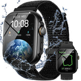 Parsonver Smart Watch for Men Women Built-in GPS Bluetooth Calling 30M Waterproof GPS Fitness Tracker Heart Rate/Sleep/SpO2 Monitor Step Counter 100+ Sport Modes for Android & iPhone (Two Bands)