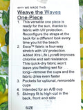 WEAVE The WAVES ONE PIECE - LVLW (6) Yellow/White