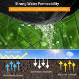 Weed Barrier Landscape Gardening Mat Fabric Woven