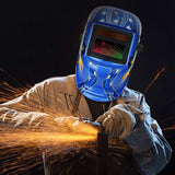 Welding Helmet Solar Powered Auto Darkening Hood with Adjustable Wide Shade