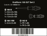 Wera 100 iS/7 VDE Set 2 Kraftform Insulated Screwdriver Set 7 Piece 05136022001