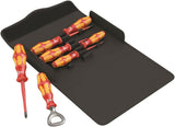 Wera 100 iS/7 VDE Set 2 Kraftform Insulated Screwdriver Set 7 Piece 05136022001