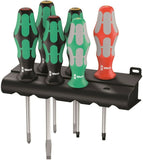 Wera 334/368/6 Screwdriver Set With Rack 05347778001