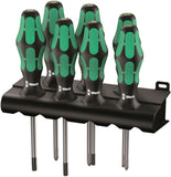 Wera 335/350/367/7 Kraftform Plus Lasertip Screwdriver Set 7 Piece 05320540001