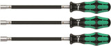 Wera 391/3 Kraftform Plus Flexible Nut Driver Set 3 Piece Metric 05135311001