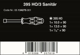 Wera 395 HOLO/3 Kraftform Plus Sanitary Nutdriver Set 3 Piece Metric 05134275001