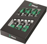 Wera 395 HOLO/7 Kraftform Plus Hollow Shaft Nut Driver Set Metric 05029510001