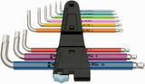 Wera 3950/9 Multicolor Stainless Steel L-Key Set Metric 05022669001