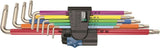 Wera 3967/9 TX SXL Multicolour HF Stainless 1 TORX® L-Key Set 05022689001