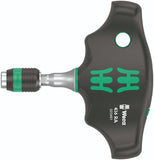 Wera 416 RA Ratcheting T-Handle Screwdriver With Rapidaptor 05023461001