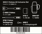 Wera 8002 C Koloss All Inclusive Socket Wrench Set 1/2" Drive 05133862001