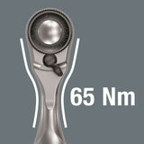 Wera 8008 A Zyklop Mini 3 Socket Wrench 1/4" Drive 05003793001