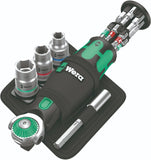 Wera 8009 Zyklop Pocket Set 2 Socket Wrench Set 3/8" Drive SAE 05004283001