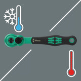 Wera 8100 SA 14 Zyklop Comfort Ratchet Set, 1/4" Drive, Metric, 28 Piece (05005541001)