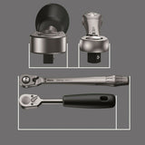 Wera 8100 SB 8 Zyklop Metal Switch Ratchet Set 3/8" Drive Metric 05004048001