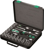 Wera 8100 SC 4 Zyklop Socket Wrench Set 1/2" Drive SAE 05003647001