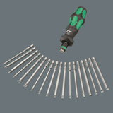 Wera 826 T Kraftform Kompakt Turbo 1 Screwdriver Set 19 Piece Metric 05057482001