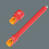 Wera 8794 LA Zyklop VDE Insulated Extension, 1/4" Drive x 150mm Long (05003301001)