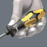 Wera 932/6 Kraftform Chiseldriver Set: Versatile Professional Grade Screwdriver Set with Storage Rack – 05018282001