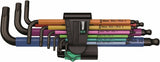 Wera 950 SPKL/9 SM N Multicolour L-Key Set Metric 05022089001
