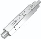 Wera 9507 4 in 1 Bit 2 SB Hex Screwdriver Bit 2.5, 5, 6 mm & TX 25 05073202001