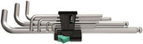 Wera 950/9 Hex-Plus 1 L-Key Set Chrome Plated Metric 9 Pieces 05022087001