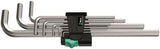 Wera 950/9 Hex-Plus 2 L-Key Set Chrome Plated Metric 9 Pieces 05021909001
