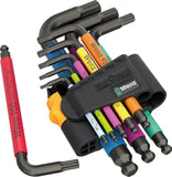 Wera 950/9 Hex-Plus Multicolor 3 L-Key Set SAE 9 Pieces 05022641001