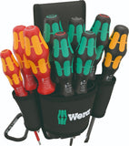 Wera 9620 Belt Holster Set 1 Screwdriver Set 10 Pieces 05136032001