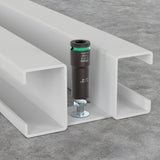 Wera 9661 Magnetic Rail B Impaktor Deep Imperial 1 Socket Set 3/8" 05005591001