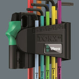 Wera 967/9 TX BO 1 SB Security TORX® L-Key Set 9 Pieces 05073599001