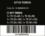 Wera 977/6 Kraftform Chiseldriver TORX® Screwdriver Set With Rack 05024410001
