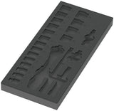Wera 9821 Foam Insert 8000 B Zyklop 3/8" Ratchet Set 1 Empty 05137321001