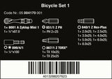 Wera Bicycle Set 1 Zyklop Mini Ratchet Set 1/4" Drive Metric 05004170001