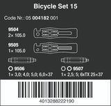 Wera Bicycle Set 15 5 Pieces 05004182001