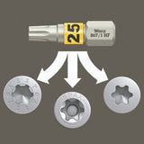 Wera Bit Check 12 Wood TX HF 1 Bits Set 12 Pieces 05057435001
