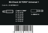 Wera Bit Check 30 TX Universal 1 SB Screwdriver Bit Set 05057900001
