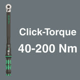 Wera C3 Click-Torque Wrench Set 2 For Cement Screws 1/2" Drive 05075681001
