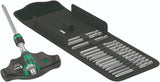 Wera Kraftform Kompakt 400 RA Set 1 Ratcheting T-Handle Set Metric 05023471001