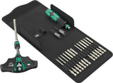 Wera Kraftform Kompakt 400 RA SHK Set 1 HVAC Ratcheting T-Handle Set Metric 05136072001
