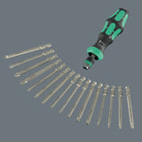 Wera Kraftform Kompakt 60 RA-R Imperial 1 Ratcheting Screwdriver Set 05051531001