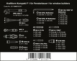 Wera Kraftform Kompakt F 1 Window Installation Set 35 Piece 05134013001