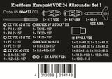 Wera Kraftform Kompakt VDE 24 Allrounder Set 1 25 Pieces Metric 05006632001